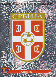 Team Emblem Serbia samolepka Panini World Cup 2010 #297